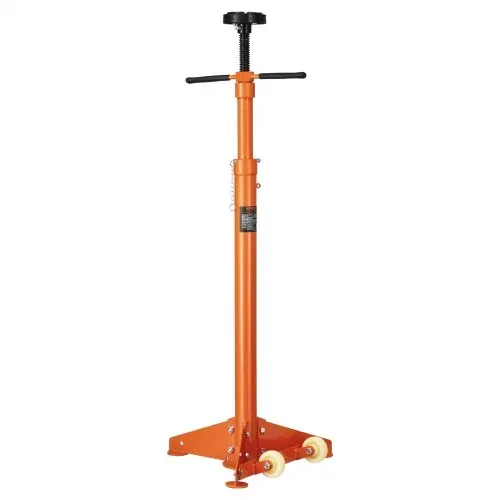 VEVOR Unterlift-Stützständer 0,75 t Unterhubwagen-Stützständer mit Hebehöhen 975-1915 mm & lagermontierter Drehgriff & selbstsichernde Gewindeschraube & zwei Rädern & Stützfahrzeugkomponenten – Bild 9