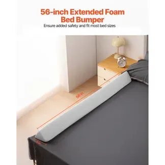 VEVOR Rausfallschutz 1420x152x110mm, Bettschutzgitter, Bettgitterschutz aus hochelastischem Schaumstoff für Kleinkinder mit maschinenwaschbarem Bezug für Einzel-, Voll-, Queen- und Kingsize-Betten VEVOR Rausfallschutz 1420x152x110mm, Bettschutzgitter, Bettgitterschutz aus hochelastischem Schaumstoff für Kleinkinder mit maschinenwaschbarem Bezug für Einzel-, Voll-, Queen- und Kingsize-Betten