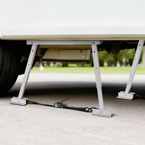 VEVOR Wohnmobilstabilisator Stoßstangenstabilisator für Anhänger Wohnmobile Sattelauflieger, faltbar, höhenverstellbar 304,8-711,2 mm, reduziert das Wackeln des Wohnmobils, 2 Stk. – Bild 7