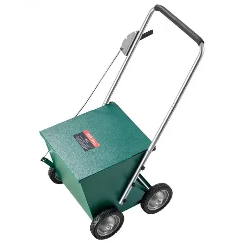 VEVOR Markierwagen Linien-Markiergerät Trocken 29,5 kg Pulverkapazität Grün, für Rasenfläche Feld & Sportplatz, Stahlkonstruktion, 50-100 mm Einstellbare Linienbreite, Klare & Gleichmäßige Markierung – Bild 9