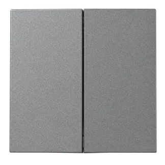 Serien-Schalter McPower “Shallow“ 2-fach, 250V~/10A, Steckanschluss, anthrazit Serien-Schalter McPower “Shallow“ 2-fach, 250V~/10A, Steckanschluss, anthrazit