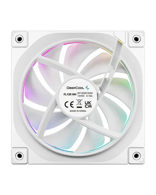 DeepCool FL12R Computergehäuse Ventilator 12 cm Weiß 1 Stück(e) – Bild 3