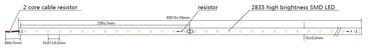 Synergy 21 LED Flex Strip 2835 - 60 NW DC48V 210W IP20 ULS 30m – Bild 2