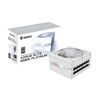 GIGABYTE AORUS ELITE P850W ICE Netzteil – PCIe 5.0, 80 PLUS Platinum, Vollmodulares Design, 120mm Lüfter, ATX 3.0-kompatibel, EU-Stecker GIGABYTE AORUS ELITE P850W ICE Netzteil – PCIe 5.0, 80 PLUS Platinum, Vollmodulares Design, 120mm Lüfter, ATX 3.0-kompatibel, EU-Stecker