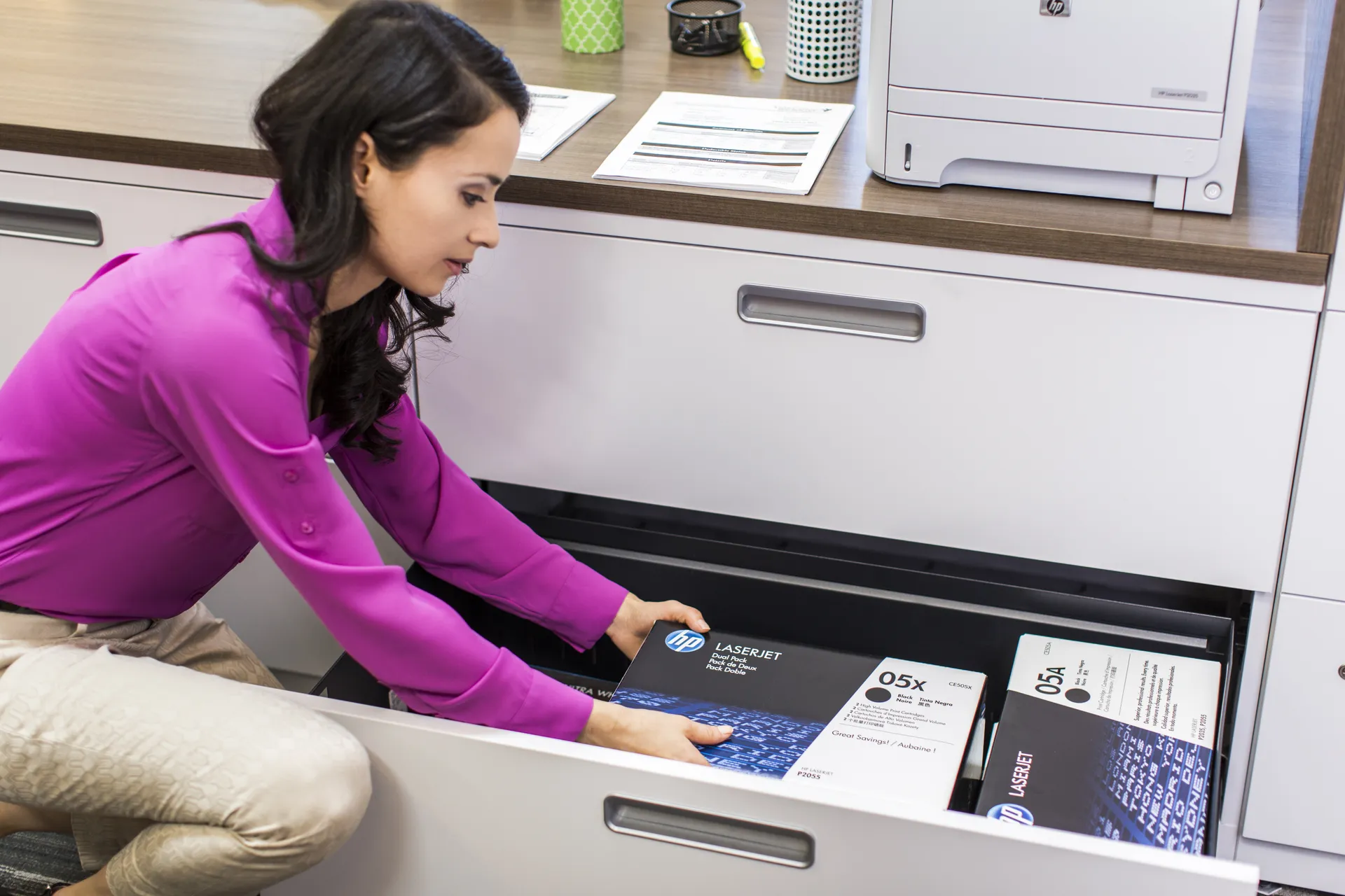 HP 05A Schwarz Original LaserJet Tonerkartusche – Bild 4