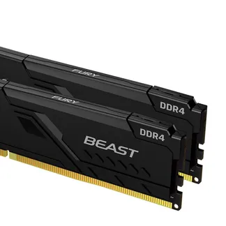 Kingston Technology FURY Beast 16GB 3200MT/s DDR4 CL16 DIMM (2er-Kit) Black Kingston Technology FURY Beast 16GB 3200MT/s DDR4 CL16 DIMM (2er-Kit) Black