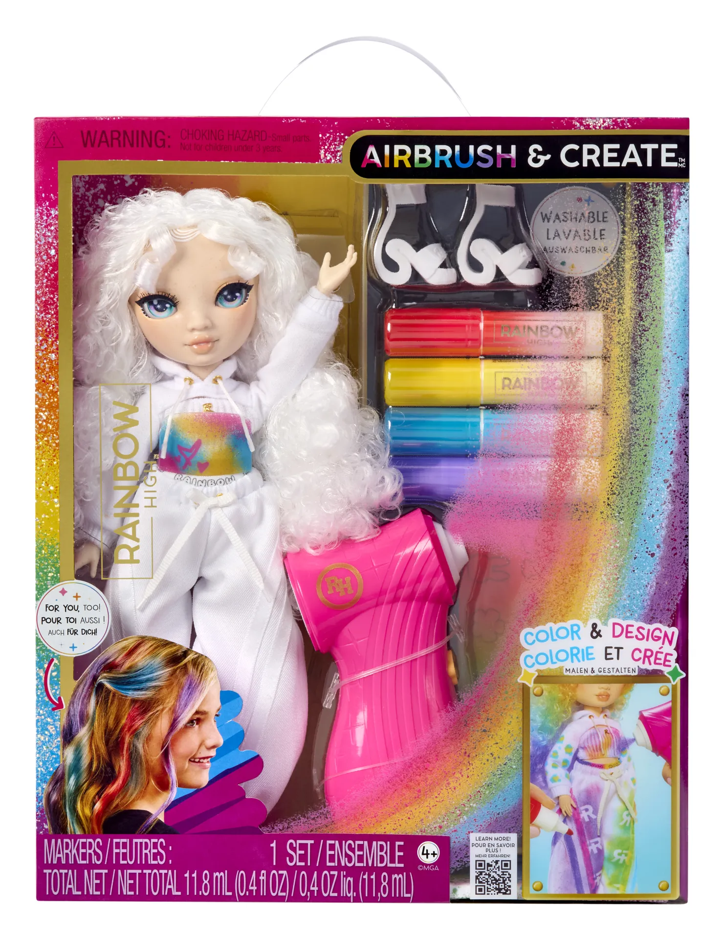 Rainbow High Air Brush & Create Fashion Dolls -Green Eyes – Bild 2