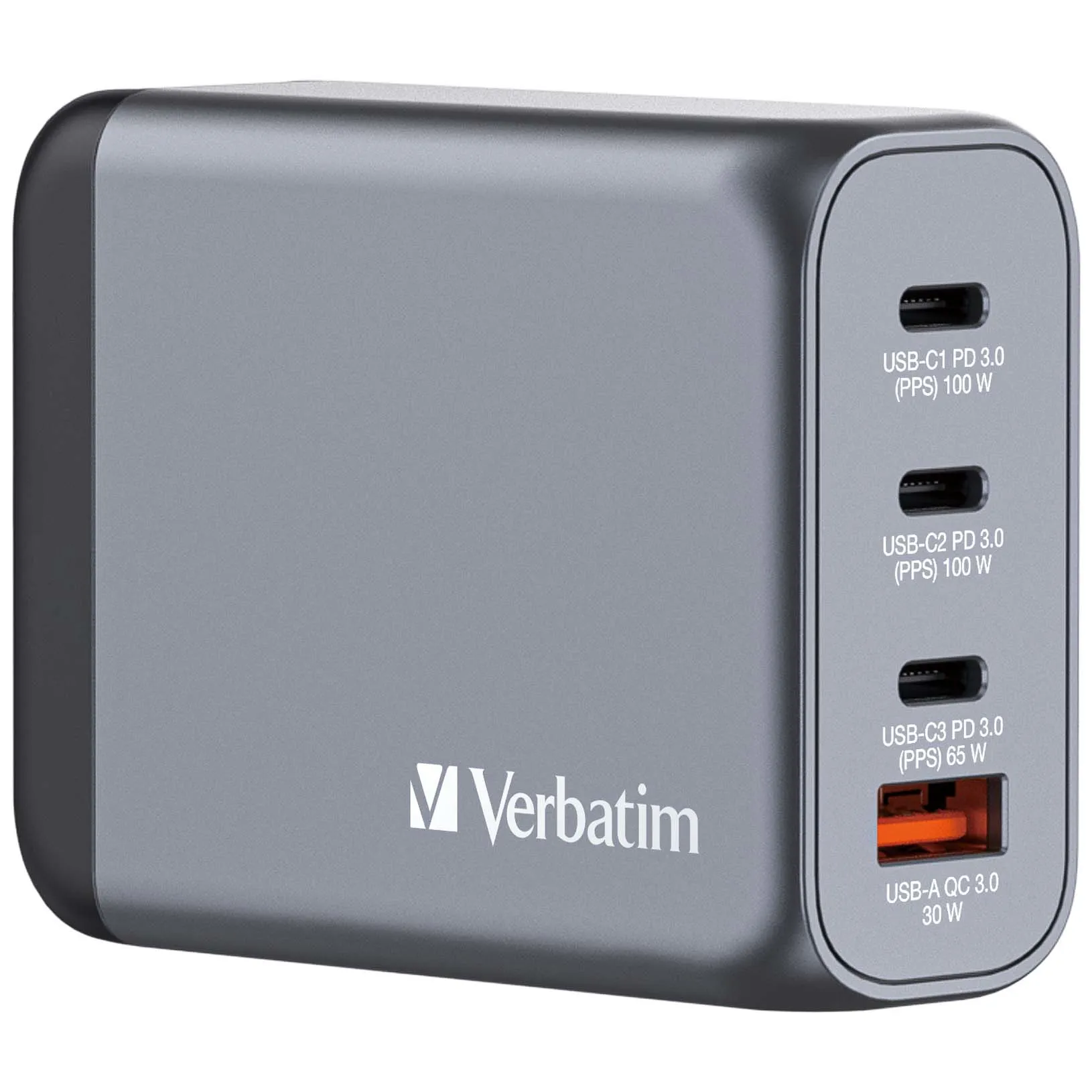 Verbatim GNC-100 Universal Schwarz, Grau AC Schnellladung Drinnen Verbatim GNC-100 Universal Schwarz, Grau AC Schnellladung Drinnen
