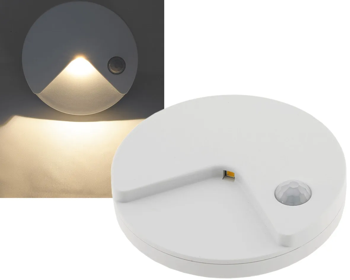 LED Treppenlicht mit Bewegungsmelder Akkubetrieb, warmweiß, slim: 14mm flach LED Treppenlicht mit Bewegungsmelder Akkubetrieb, warmweiß, slim: 14mm flach
