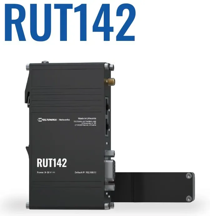 Teltonika · Router · RUT142 · Kompakter Ethernet Router Teltonika · Router · RUT142 · Kompakter Ethernet Router