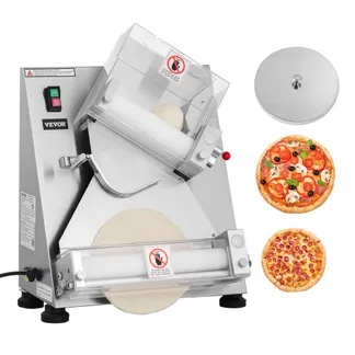 VEVOR elektrische Pizzateigpresse 355,6 mm Gebäck-Pressplatte, Brotpresse automatisch 370 W aus Edelstahl, kommerzieller Chapati Presse, Formmaschine mit einstellbarer Dicke, Teigstücke pro Stunde VEVOR elektrische Pizzateigpresse 355,6 mm Gebäck-Pressplatte, Brotpresse automatisch 370 W aus Edelstahl, kommerzieller Chapati Presse, Formmaschine mit einstellbarer Dicke, Teigstücke pro Stunde