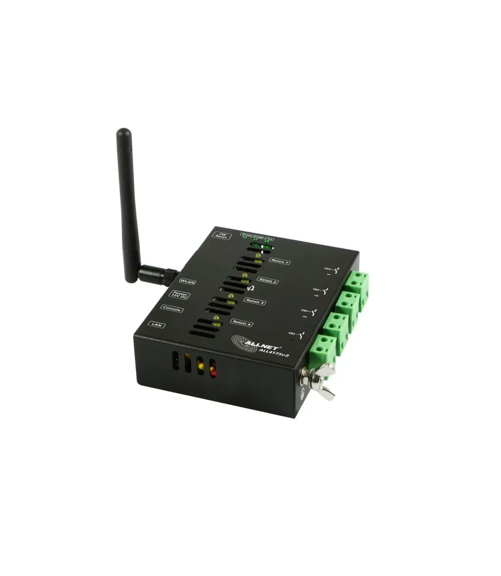 ALLNET MSR IO Zentrale ALL4175v2 / Netzwerk Schaltgerät 4fach Relais 230VAC/10A – Bild 2