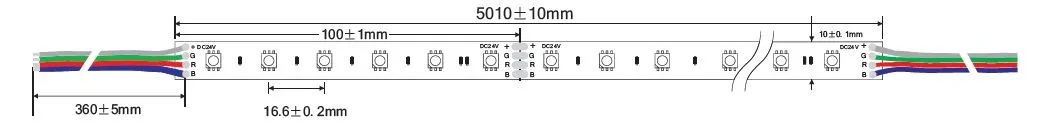 Synergy 21 LED Flex Strip 5050 - 60 RGB DC24V + 72W IP20 – Bild 3