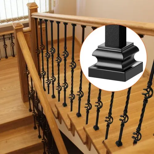VEVOR 50er-Set Pfostenträger Aluminium Pfostenschuh Pfosten Aufschraubhülse Aufschraubhülse Stützenfuß Geeignet für Treppengeländer Einzeldrehungen Doppeldrehungen Doppelkörbe 34,5 x 34,5 x 26,5 mm – Bild 7