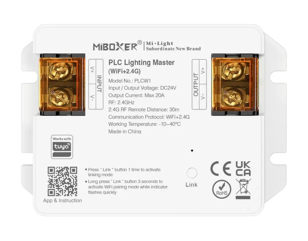 MiBoxer PLCW1 LED PLC Serie PLC Lighting Master Controller WiFi + 2,4G MiBoxer PLCW1 LED PLC Serie PLC Lighting Master Controller WiFi + 2,4G