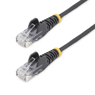 StarTech.com 2 m Cat6-Kabel – Schlank – Snagless RJ45-Anschlüsse – Schwarz StarTech.com 2 m Cat6-Kabel – Schlank – Snagless RJ45-Anschlüsse – Schwarz