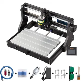 VEVOR 2500 mW CNC 3018 DIY Graviermaschine Pro 300x180x45mm Engraving Machine 3 Achse Mini Gravierer mit GRBL Steuerkarte und Offline Controller VEVOR 2500 mW CNC 3018 DIY Graviermaschine Pro 300x180x45mm Engraving Machine 3 Achse Mini Gravierer mit GRBL Steuerkarte und Offline Controller