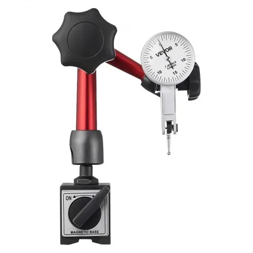 VEVOR Messuhr mit Magnetstativ & Aufbewahrungskoffer, 0,01 mm Genauigkeit, 0–0,76 mm Bereich, Mikrokugelgriff für Messungen in engen Bereichen, industrielle Bearbeitung & Inspektion – Bild 8