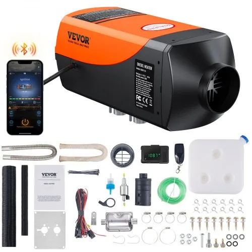 VEVOR Luft Dieselheizung Standheizung 12V 2KW, Luftheizung Air Diesel Diesel Standheizung Lufterhitzer, 0,12–0,26 L/Std. Dieselheizung mit LCD-Display & Fernbedienung & Bluetooth-APP VEVOR Luft Dieselheizung Standheizung 12V 2KW, Luftheizung Air Diesel Diesel Standheizung Lufterhitzer, 0,12–0,26 L/Std. Dieselheizung mit LCD-Display & Fernbedienung & Bluetooth-APP