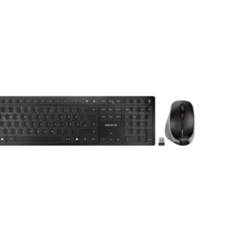 CHERRY DW 9500 SLIM Tastatur Maus enthalten Universal RF Wireless + Bluetooth QWERTZ Deutsch Schwarz, Grau CHERRY DW 9500 SLIM Tastatur Maus enthalten Universal RF Wireless + Bluetooth QWERTZ Deutsch Schwarz, Grau
