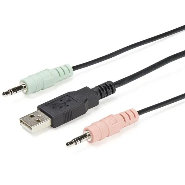 StarTech.com 2 Port USB 4K60Hz DisplayPort KVM Switch mit eingebauten Kabeln - Betriebssystemunabhängig – Bild 3