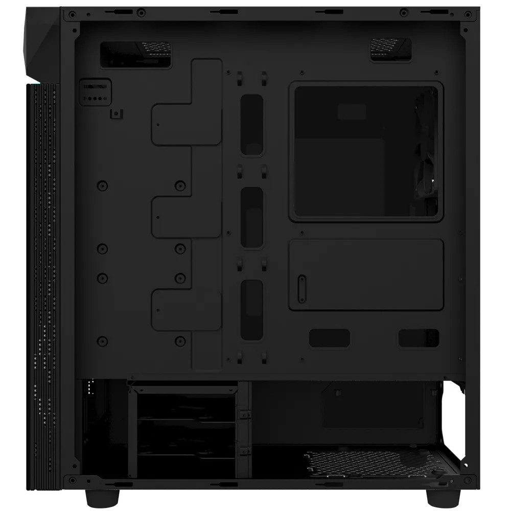GIGABYTE C200 Midi Tower Schwarz – Bild 3