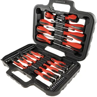 Schraubendreher Set 58-teilig mit Koffer 18 Schraubendreher, 40 Bits Schraubendreher Set 58-teilig mit Koffer 18 Schraubendreher, 40 Bits