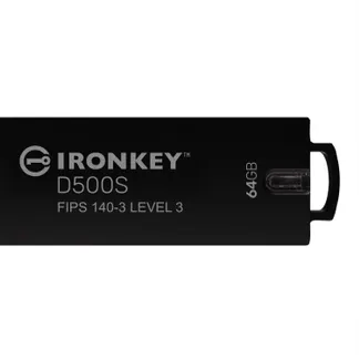 Kingston Technology IronKey 64GB D500S FIPS 140-3 Lvl 3 AES-256 Kingston Technology IronKey 64GB D500S FIPS 140-3 Lvl 3 AES-256