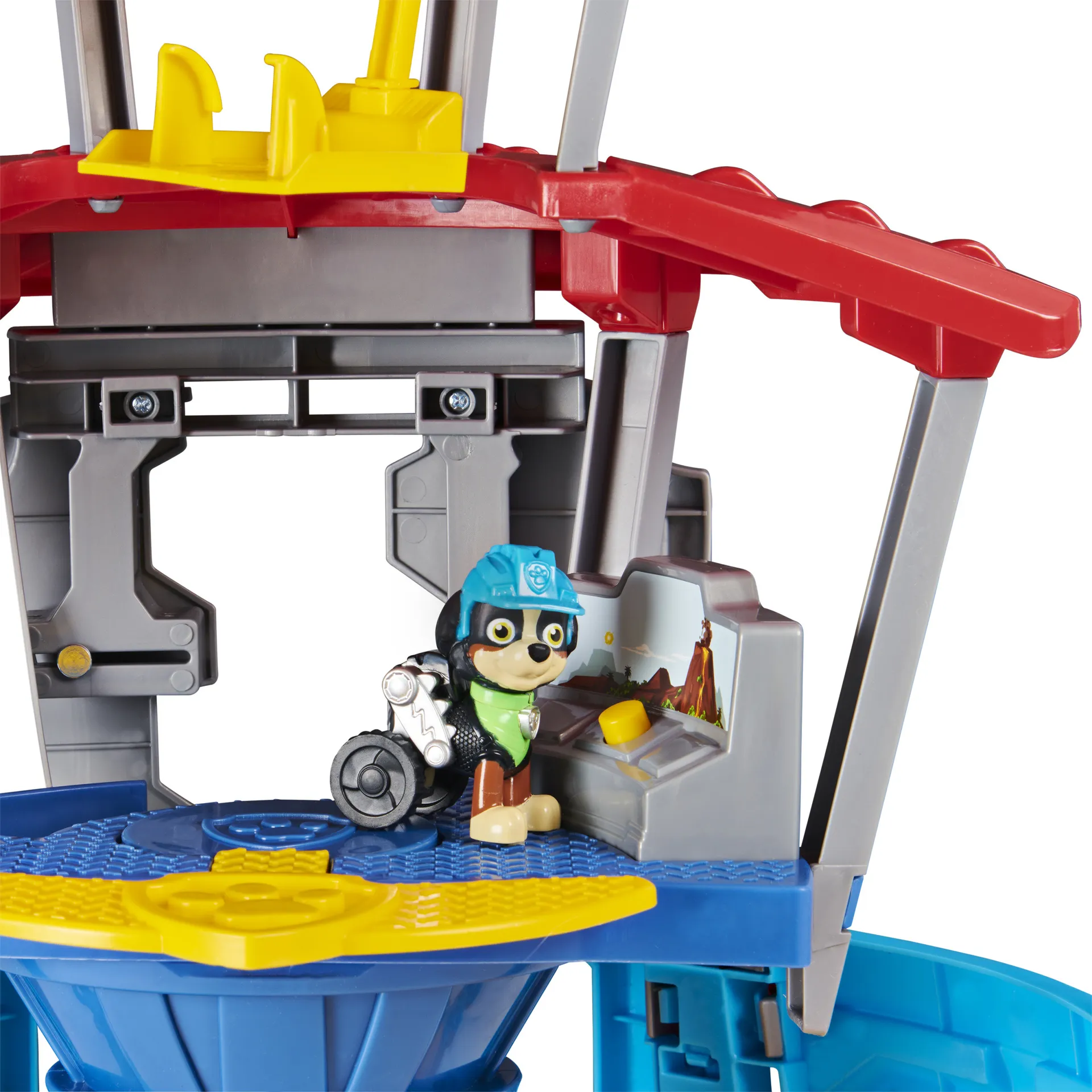 PAW Patrol Dino Rescue Hauptquartier-Spielset mit Geräuschen sowie exklusiver Rex-Figur und Fahrzeug, Spielzeug für Kinder ab 3 Jahren – Bild 5
