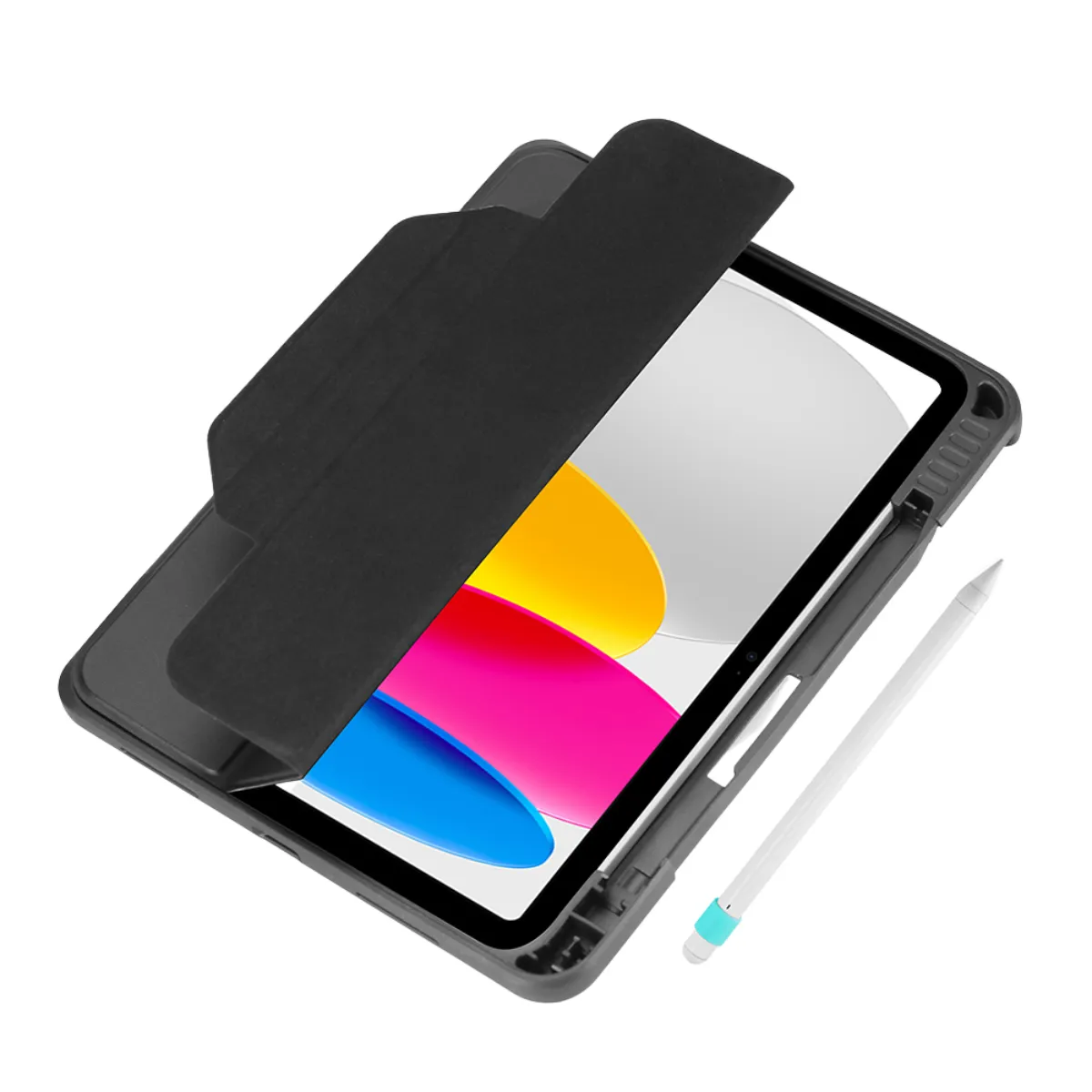 DEQSTER Rugged MAX Case für iPad 10.9" (10. Gen.), Schwarz – Bild 3