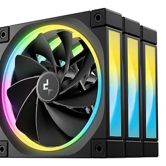 DeepCool FL12R-3 IN 1 Computergehäuse Ventilator 12 cm Schwarz 3 Stück(e) DeepCool FL12R-3 IN 1 Computergehäuse Ventilator 12 cm Schwarz 3 Stück(e)