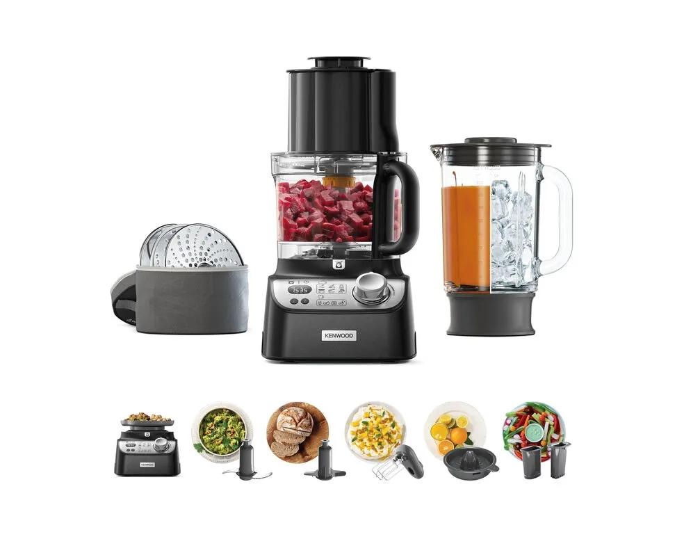 Kenwood FDM72.990BK Küchenmaschine 1000 W 3 l Schwarz Integrierte Waagen Kenwood FDM72.990BK Küchenmaschine 1000 W 3 l Schwarz Integrierte Waagen