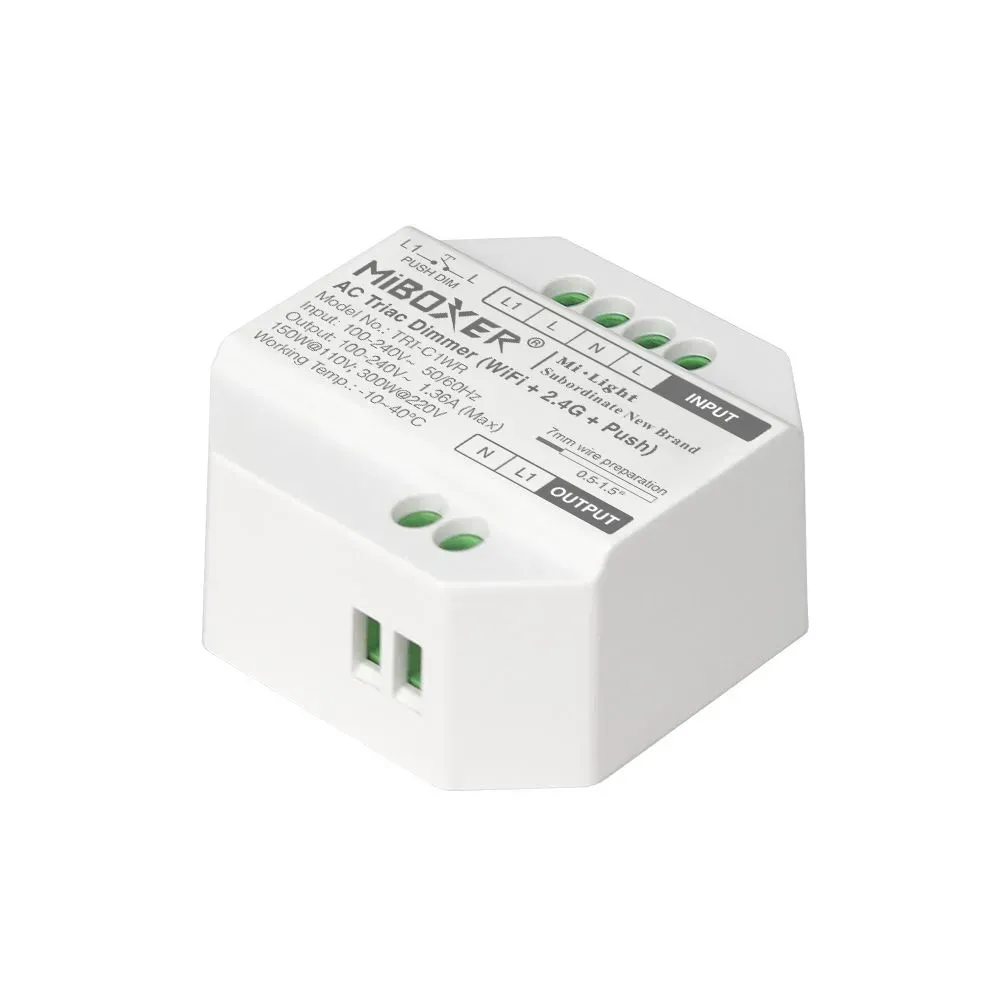 MiBoxer TRI-C1WR LED Dimmer Controller AC TRIAC WiFi+2,4G+Push – Bild 2