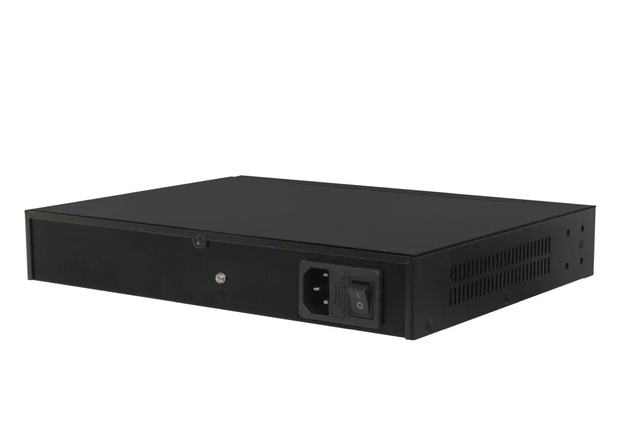 ALLNET Switch full managed Layer2+ 10 Port • 8x GbE • PoE Budget 130W • 8x PoE at • 2x SFP • 19" • Lüfterlos • JSON API • ALL-SG8610PMJ – Bild 4