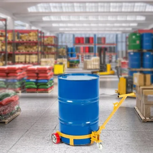 VEVOR Fassroller mit Griff Transportroller Rollbrett 250L Fass-Trolley Ø 620 mm Geeignet zum Transport von Fass bis zu einem Gewicht von 544kg Fasswagen mit 1 Universalrad & 2 Richtungsräder – Bild 7