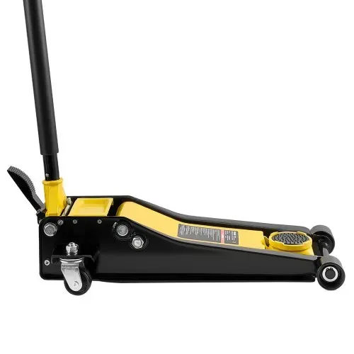 VEVOR Hydraulischer Rangierwagenheber 3 t Tragkraft, Wagenheber aus Stahl mit Doppelkolben-Schnellhubpumpe & Fußpedal, Autoheber für Sportwagen SUVs Pickups, 75-500 mm Hubbereich, Rennwagenheber – Bild 10