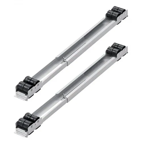 VEVOR Möbelwagen, Möbelwagen, 4 Räder, tragbare bewegliche Rollen, robust, ineinandergreifend, klein, flach, für schwere Möbel, 2 Stück, 40,6 x 27,9 cm, 227,8 kg Kapazität, schwarz – Bild 8