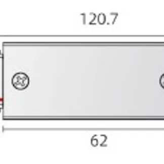 Powergear Mini 1PH Verbinder, Gerade, Schwarz Powergear Mini 1PH Verbinder, Gerade, Schwarz