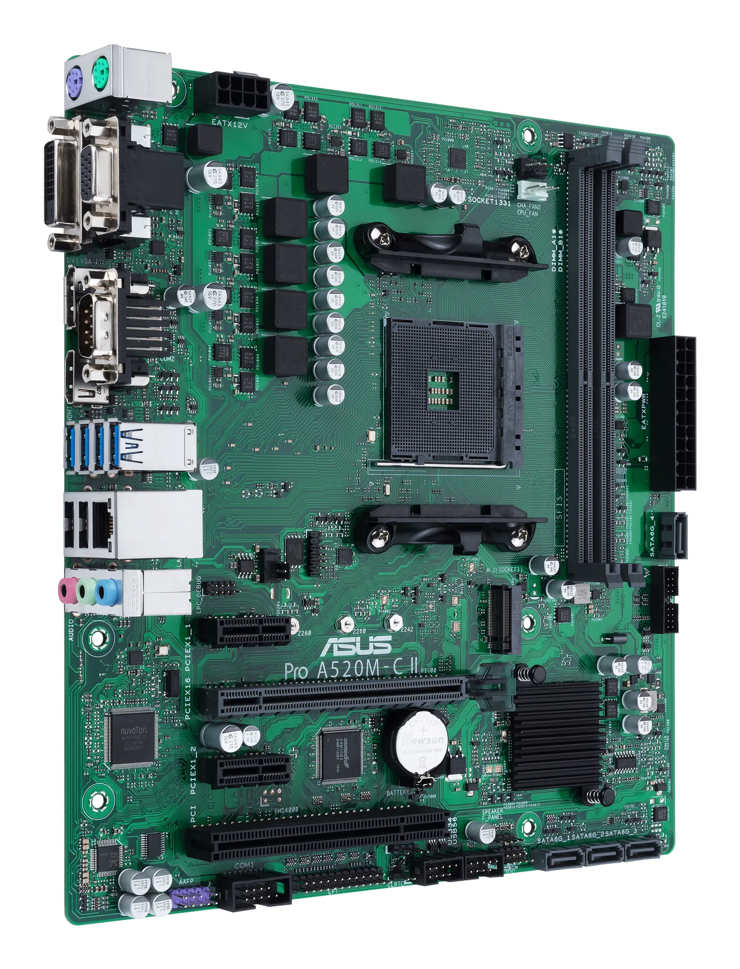 ASUS PRO A520M-C II/CSM AMD A520 Sockel AM4 micro ATX – Bild 4