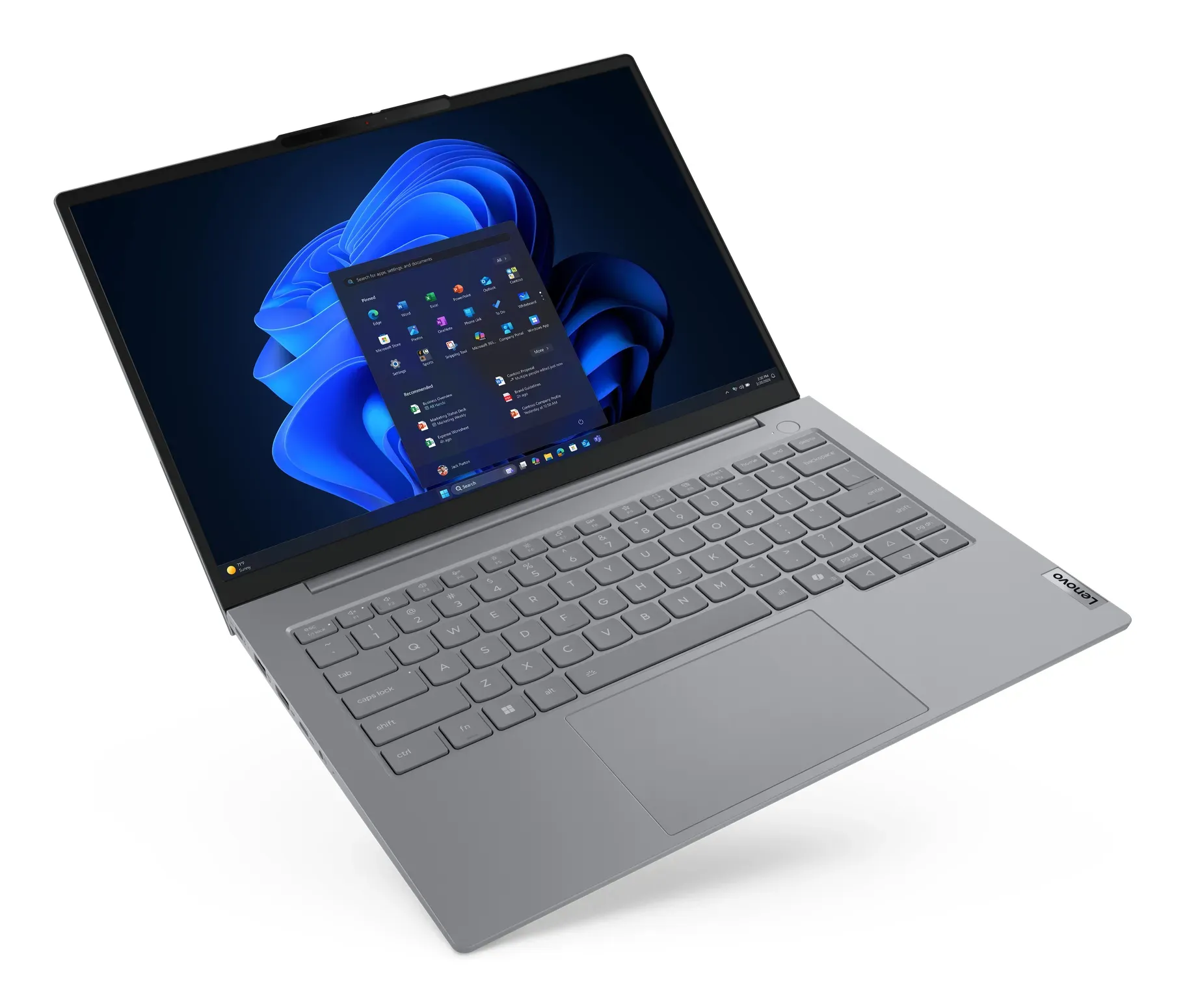 Lenovo ThinkBook 14 G9 AHP AMD Ryzen™ 5 220 Laptop 35,6 cm (14") WUXGA 32 GB DDR5-SDRAM 512 GB SSD Wi-Fi 7 (802.11be) Windows 11 Pro Deutsch Grau – Bild 7