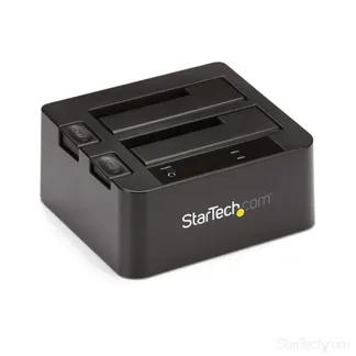 StarTech.com USB 3.1 (10 Gbit/s) Dual-bay Festplatten Dockingstation für 2,5″ / 3,5″ SATA SSD / HDD StarTech.com USB 3.1 (10 Gbit/s) Dual-bay Festplatten Dockingstation für 2,5″ / 3,5″ SATA SSD / HDD