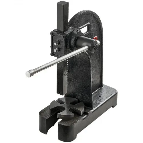 VEVOR Dornpresse, 3 t Handhebelpresse, Manuelle Dornpresse Präzisions Handpresse, 310 mm Maximale Höhe, Manuelle Desktop-Stanzpresse aus Gusseisen, zum Stanzen, Biegen, Strecken, Formen – Bild 9