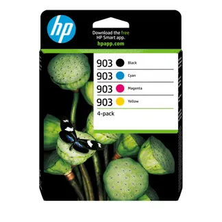 HP 903 4er-Pack Original-Druckerpatronen Schwarz/Cyan/Magenta/Gelb HP 903 4er-Pack Original-Druckerpatronen Schwarz/Cyan/Magenta/Gelb