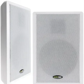 Flatpanel-Lautsprecher, 40W, weiß Surround, 4 Ohm, 86dB, 2-Wege, Paar Flatpanel-Lautsprecher, 40W, weiß Surround, 4 Ohm, 86dB, 2-Wege, Paar