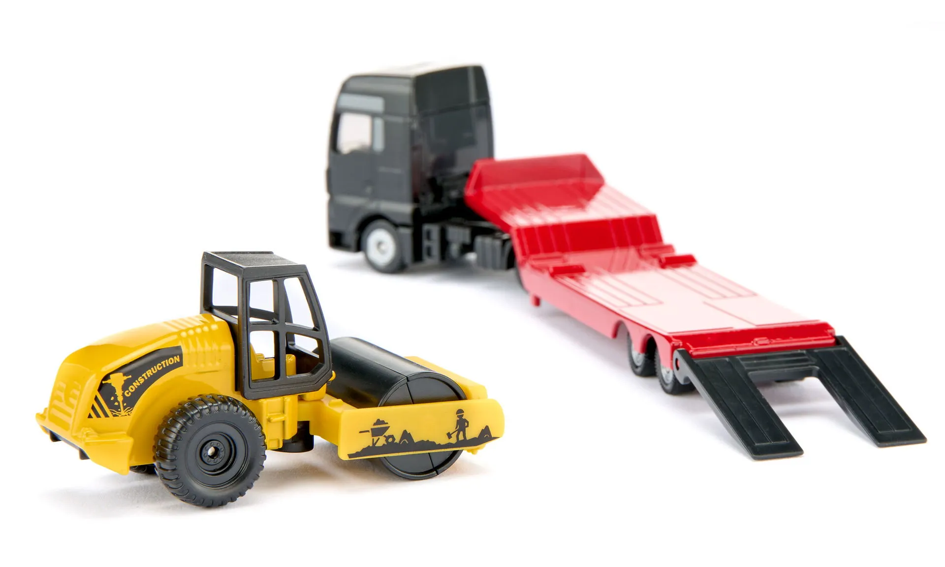 Siku MAN Lkw mit Straßenwalze – Bild 4