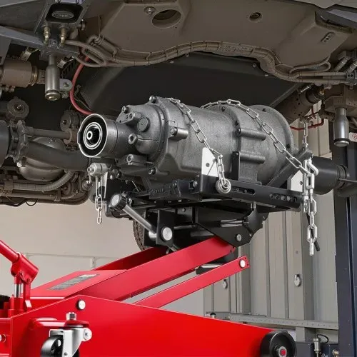 VEVOR Wagenheber mit niedrigem Profil 450 kg, hydraulischer Rangierwagenheber mit 16–64 cm Hubhöhe & flexiblen 360°-Schwenkrädern, Hochleistungs-Hebebühne für Garage / Werkstatt Rot – Bild 7