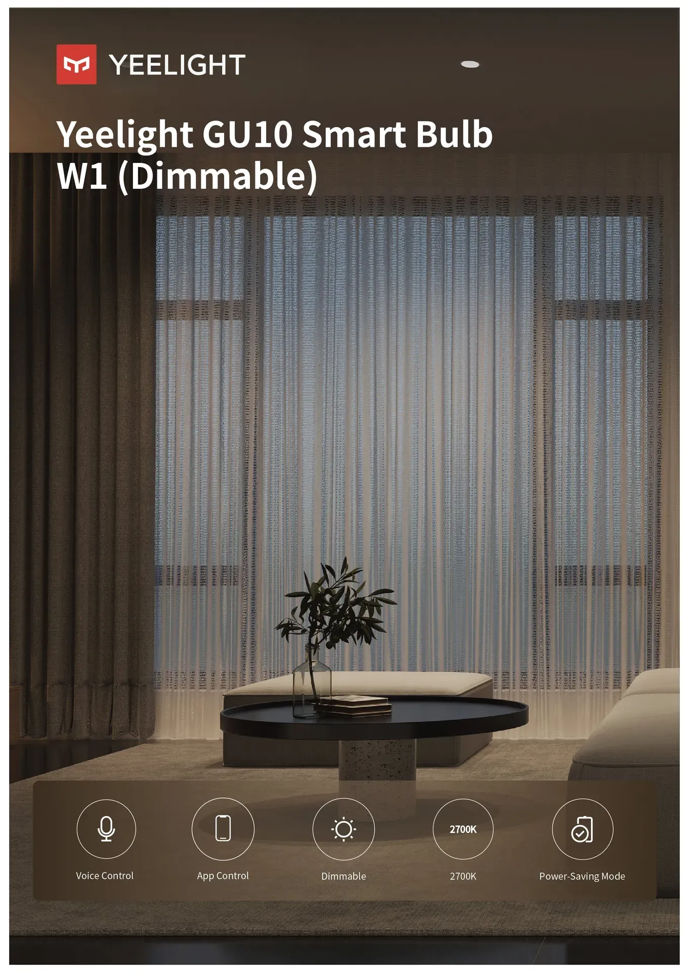 YEELIGHT LED GU10 Smart Bulb W1 Dimmbar WLAN – Bild 4