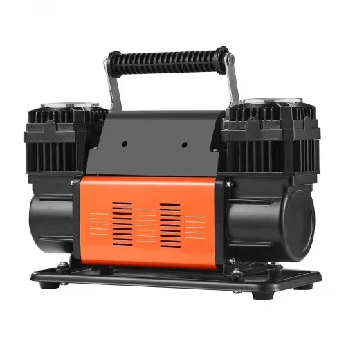 VEVOR 10,6 CFM Hochleistungs-Luftkompressor, 30 s schnelles Aufpumpen | Tragbarer Reifenfüller mit zwei Zylindern, 12 V 150 PSI Offroad-Luftpumpe mit Adaptern für LKWs, Autos, SUVs, 4 x 4-Fahrzeuge, Wohnmobile – Bild 10