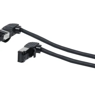 Patchkabel RJ45, CAT6A 500Mhz, 1.0m, schwarz, S/FTP, slimline rund d=4,5mm, TPE/LSZH(Superflex), AWG28, mit CAT7 Rohk., drehbarer Stecker, Synergy21 Patchkabel RJ45, CAT6A 500Mhz, 1.0m, schwarz, S/FTP, slimline rund d=4,5mm, TPE/LSZH(Superflex), AWG28, mit CAT7 Rohk., drehbarer Stecker, Synergy21