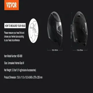 VEVOR Motorradhelm ohne Maske, ABS Helme mit hoher Dichte & Wechselglas Größe M DOT-geprüfter bequemer Motocross-Helm, für Jugendliche & Erwachsene VEVOR Motorradhelm ohne Maske, ABS Helme mit hoher Dichte & Wechselglas Größe M DOT-geprüfter bequemer Motocross-Helm, für Jugendliche & Erwachsene